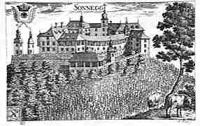 "SONNEGG, Von der andern Seiten", VALVASOR 1688